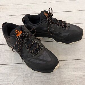 Merrell Men's MOAB Speed sz 10.5 Black and Orange Athletic Shoes Vibram soles
